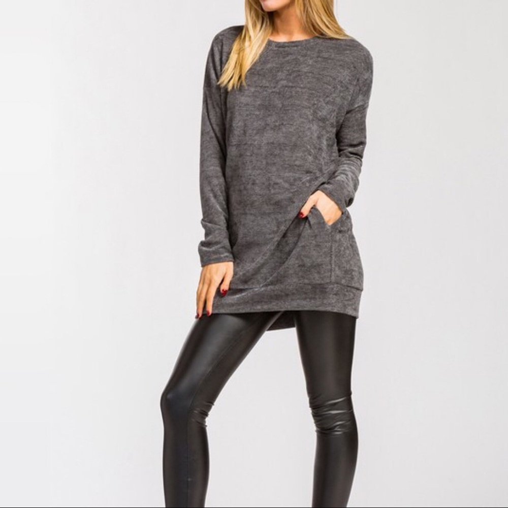 1 LEFT SALE-FIRM‼️Textured Chenille Pullover - Picture 3 of 8